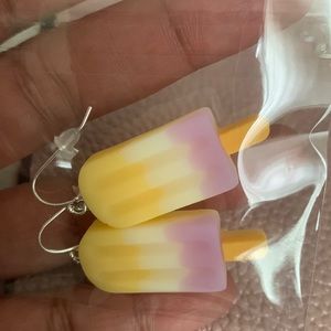 Popsicle earrings on Sterling silver hook